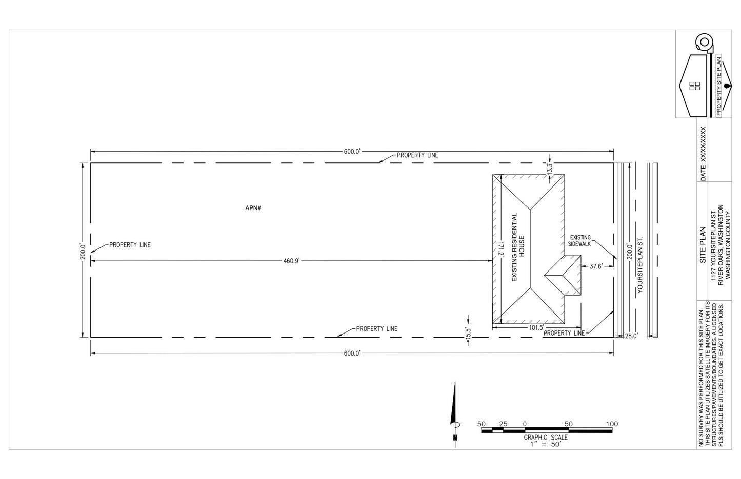 Existing Site Plan A